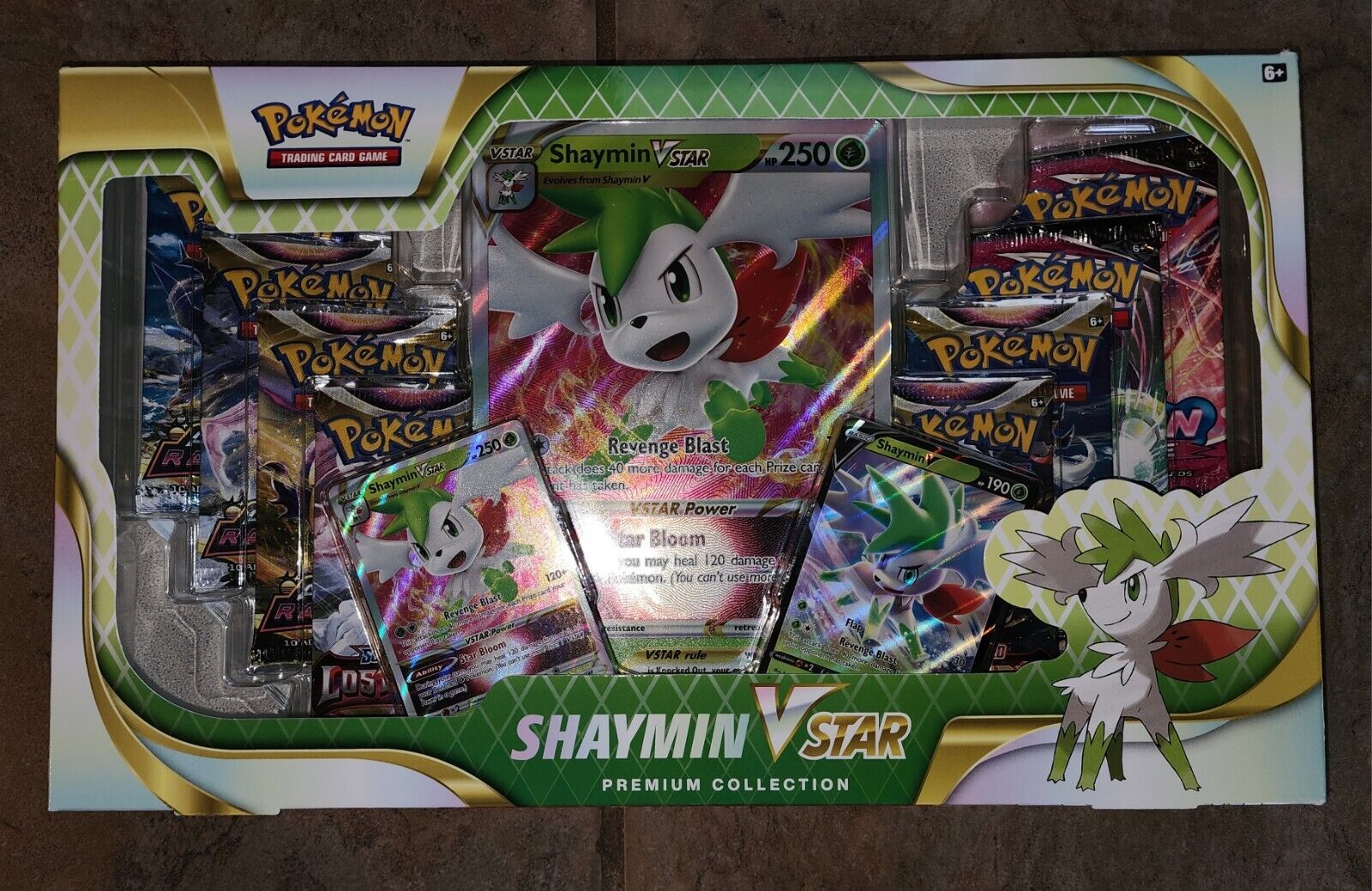 Pokémon Trading Card Games: Shaymin Vstar Premium Collection